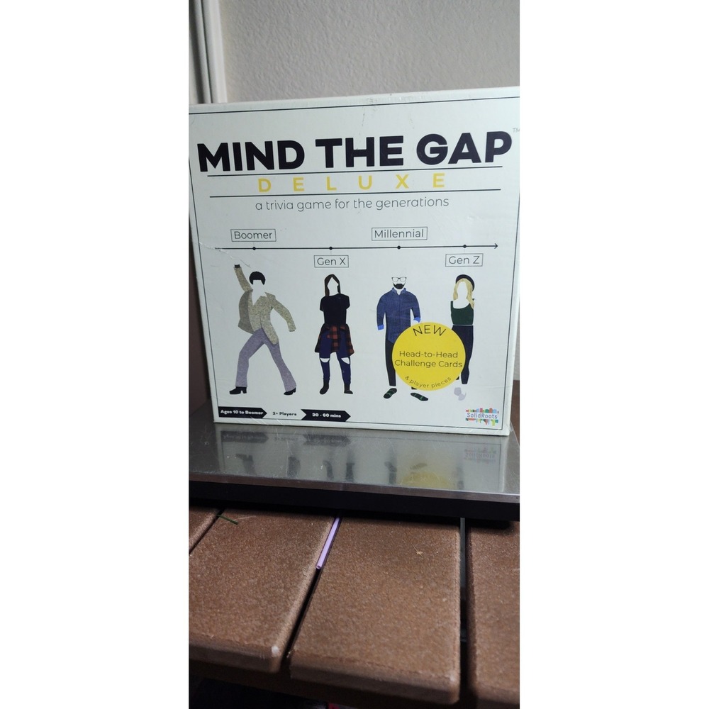 Mind The Gap Board Game Trivia Game for The Generations 2020 Solid Roots Sealed